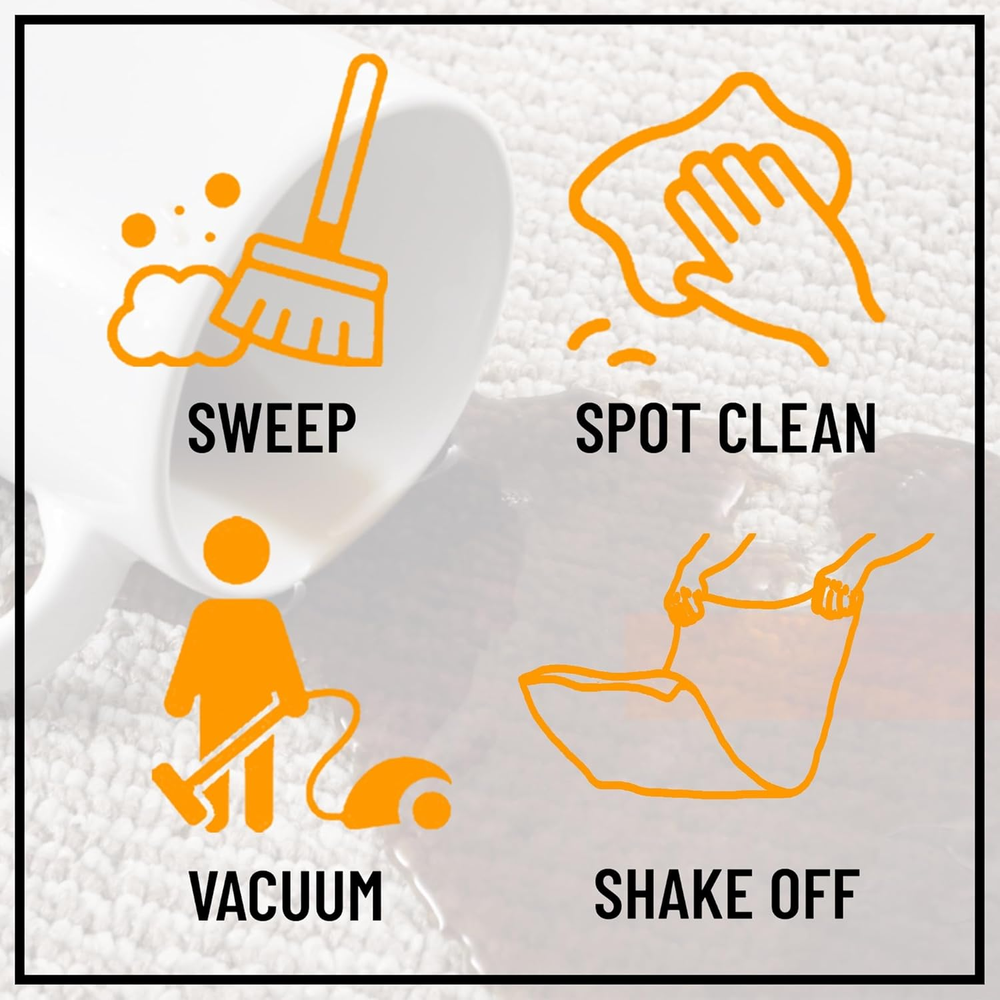 2x7 Ultra-Thin Hallway Runner Rug - Durable Non-Slip Carpet for High-Traffic Areas