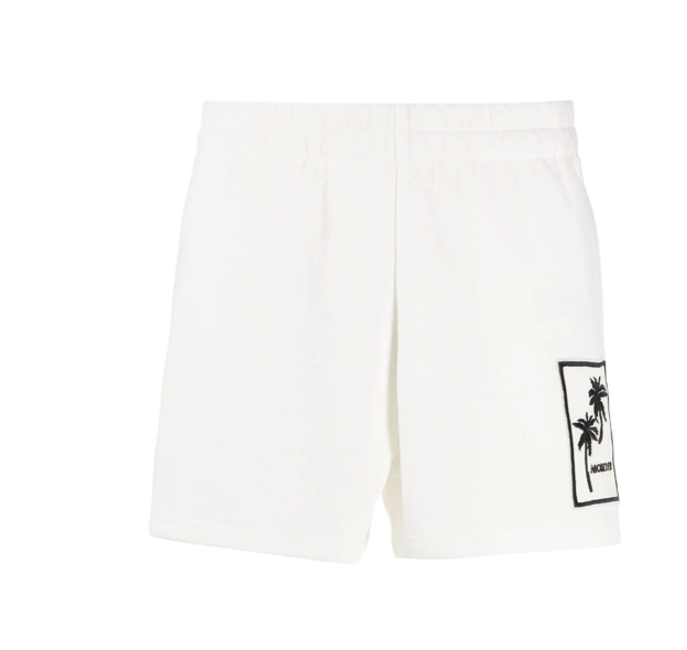 Moncler Womens Logo-Print Track Shorts XS New $495 H10938H00024899M1