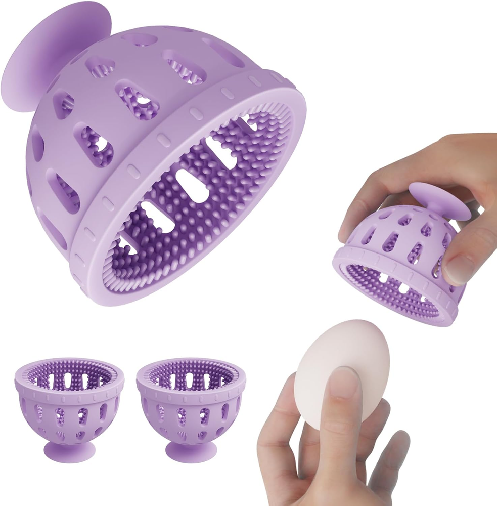 2 PCS Tewodila Silicone Egg Cleaner, Egg Washer for Fresh Eggs,Farm Fresh Egg Cl