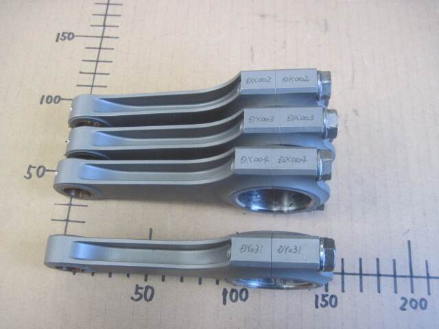 Titanium Connecting Rods for Suzuki GSXR Series Racing Bikes 1 Length Set of 3  