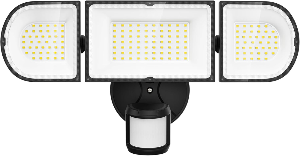 150W Motion Sensor Lights Outdoor for Outside, 15000LM LED Flood Lights Outdoor