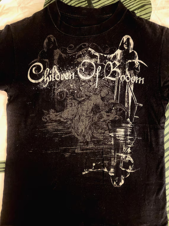 Retro Children Of Bodom Dark Reaper Black All size S-5XL t-shirt IA503