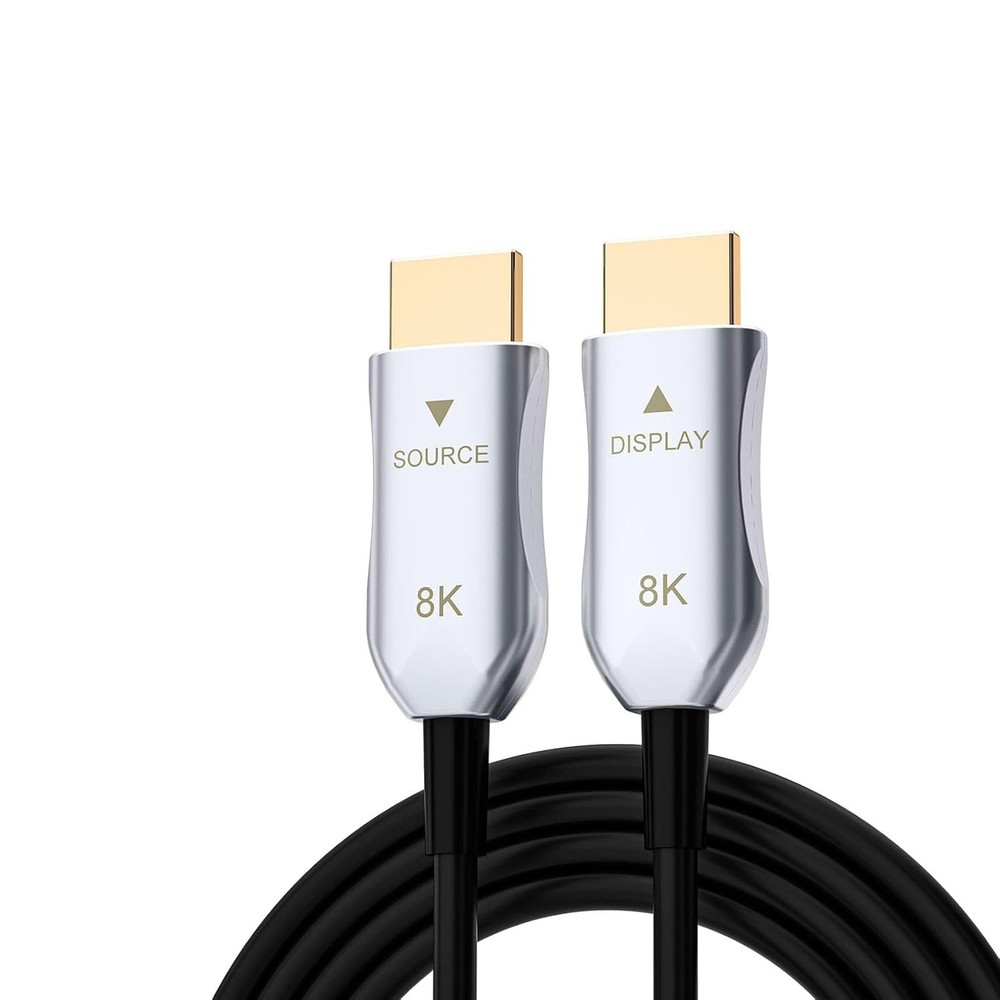 Fiber Optic HDMI 2.1 cable 100ft, 48Gpbs High Speed Long 100ft/30m