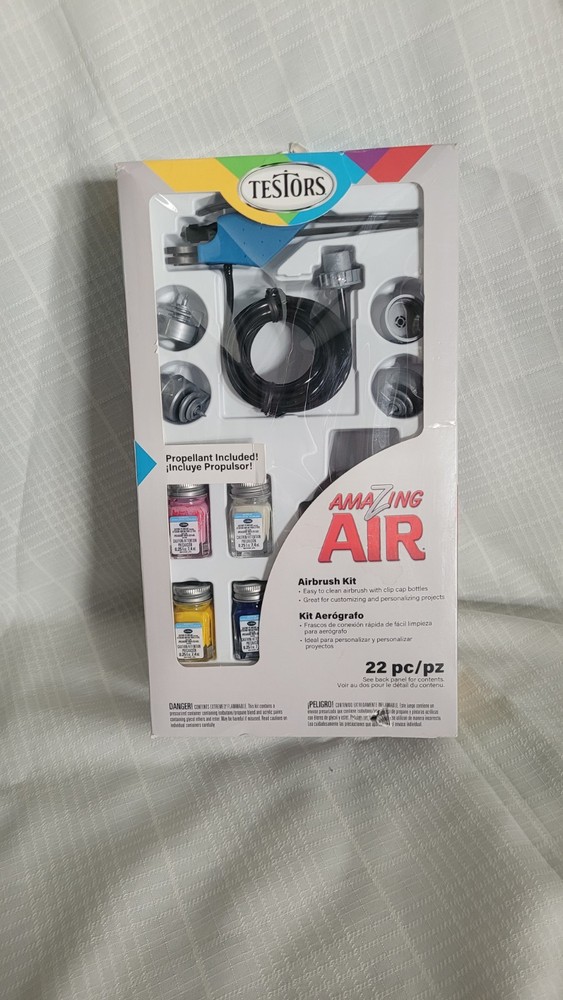 Testors “Amazing Air” Airbrush Kit Clean Propellant Paint Kit