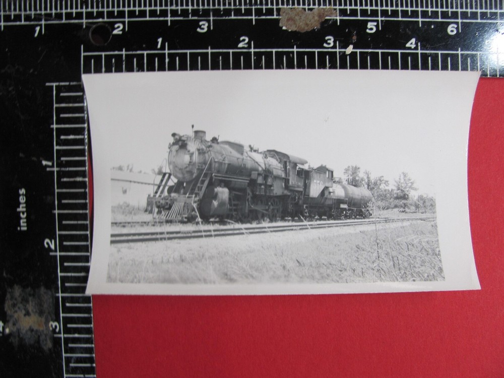 Kansas City Southern Railroad Locomotive #81 Original Photo Stamps Arkansas