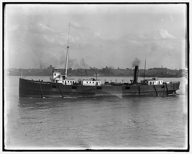 Union Transit Company steamer John M Nicol,boats,Detroit River,Michigan,MI,1900