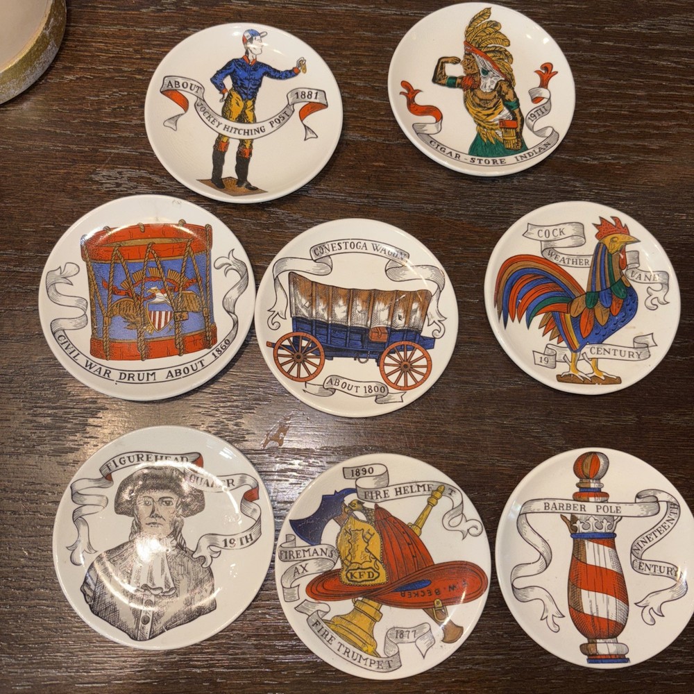 Vintage Lipper & Mann Americana Trinket Dishes 4