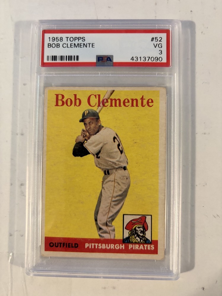 1958 Topps Bob Clemente #52 PSA 3 VG