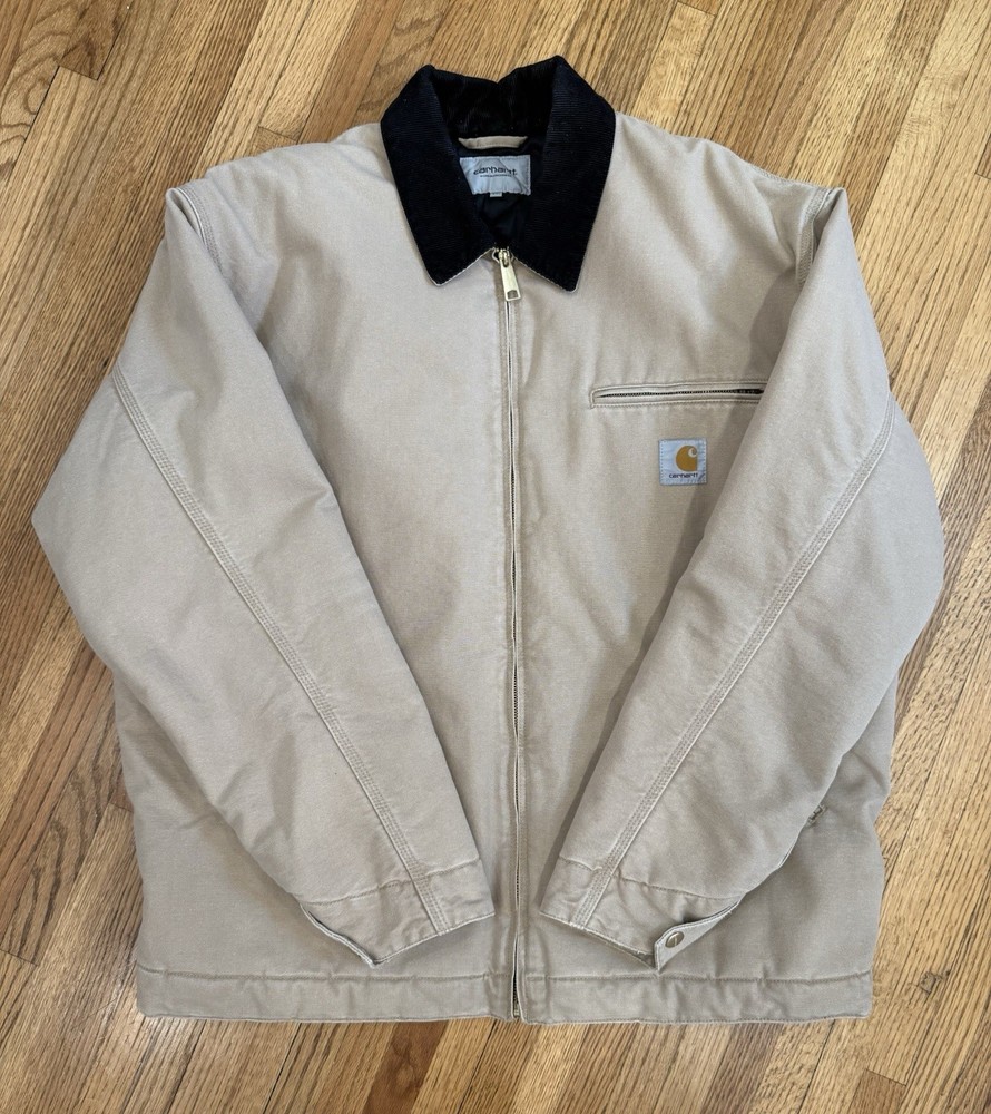 Carhartt WIP Quilted OG Detroit Jacket Dusty Hamilton Brown FW23 2XL XXL