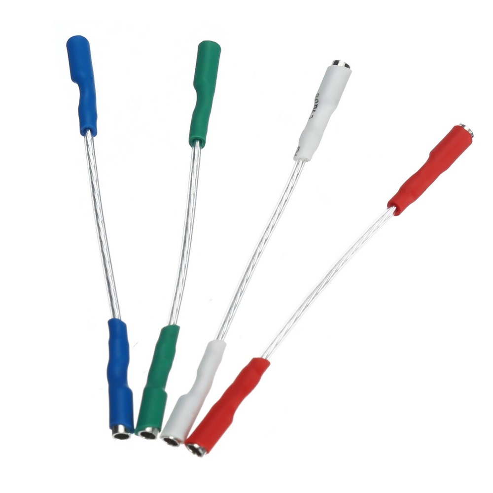 4Pcs 7N OFC Turntable Headshell Wires Phono Cartridge Replacement Cables