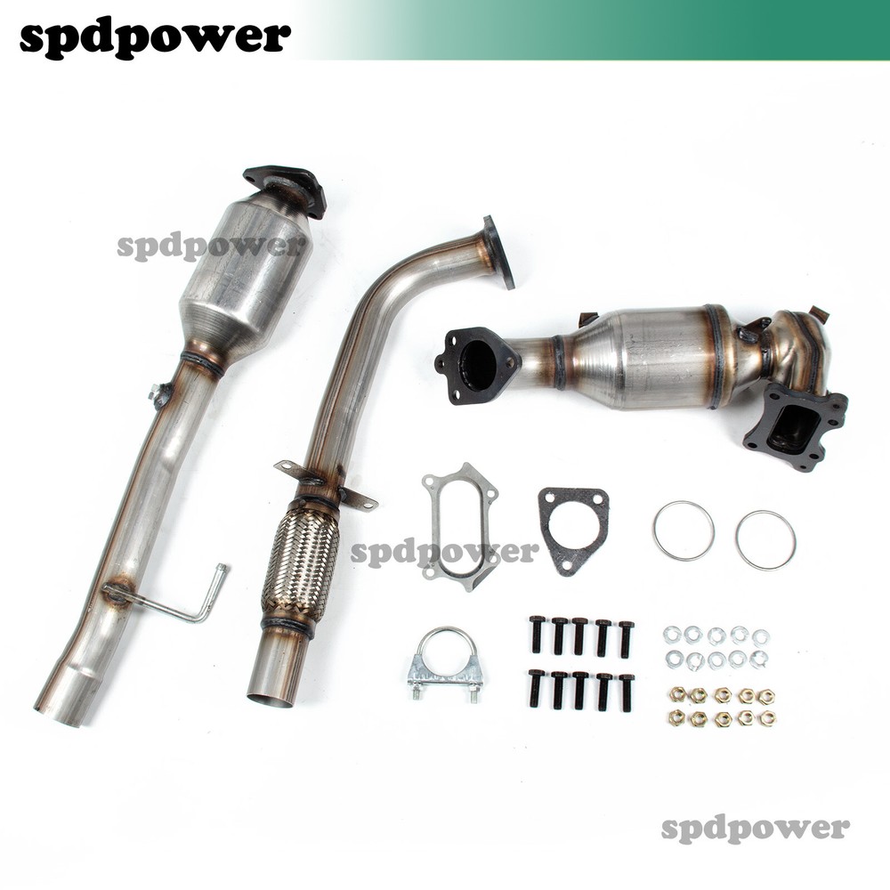 Fits For 2013-2017 Honda Accord 2.4L Catalytic Converters Set Front + Rear Side