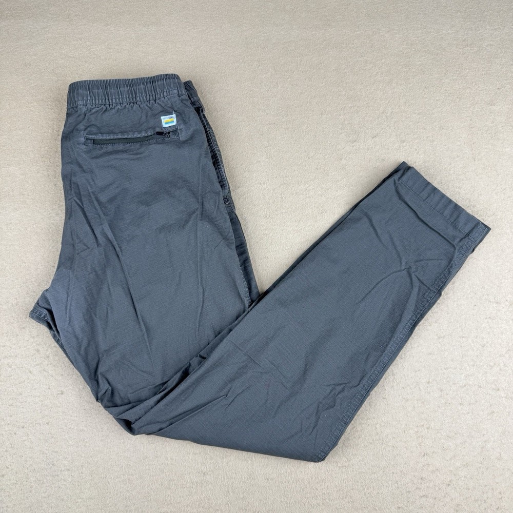 Vuori Ripstop Cargo Jogger Pants Mens 32 Drawstring GREEN Gorpcore Sportswear