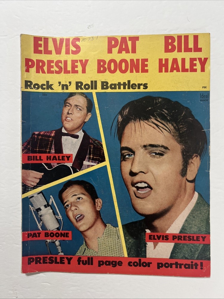 Elvis Presley Pat Boone Bill Haley - Rock n Roll Battlers Jan 1956