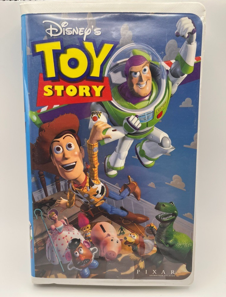 Toy Story VHS 1995 Disney Pixar Video Tape Original Vintage Clamshell Nearly New