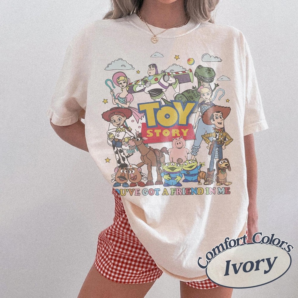 Retro Toy Story Land Shirt, Disney Pixar Toy Story Shirt, Disney Woody Jessie Bu