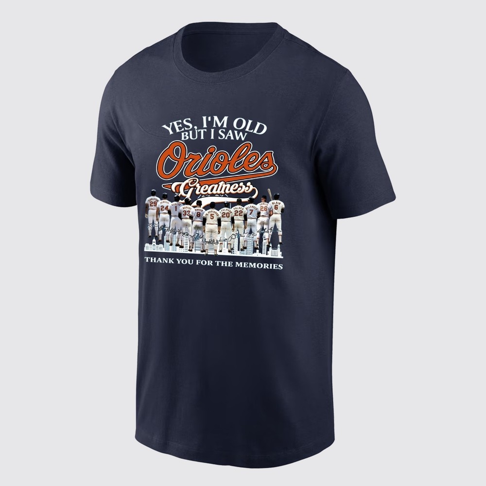 Limited Edition! Baltimore Orioles Greatness Unisex TShirt - Size S to 5XL