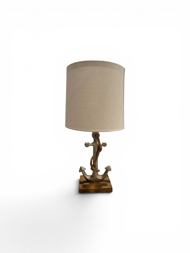 Saylor Anchor Table Lamp Nautical Coastal With Shade