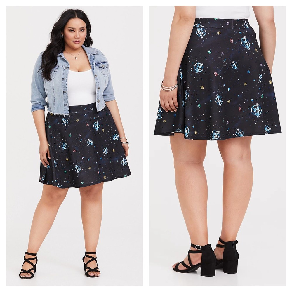 Torrid x Her Universe Marvel Avengers Endgame Scuba Skirt size 1X