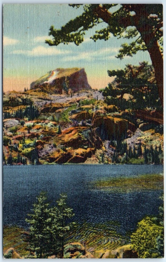 Postcard - Bear Lake And Hallett Peak, Rocky Mountain National Park - Colorado