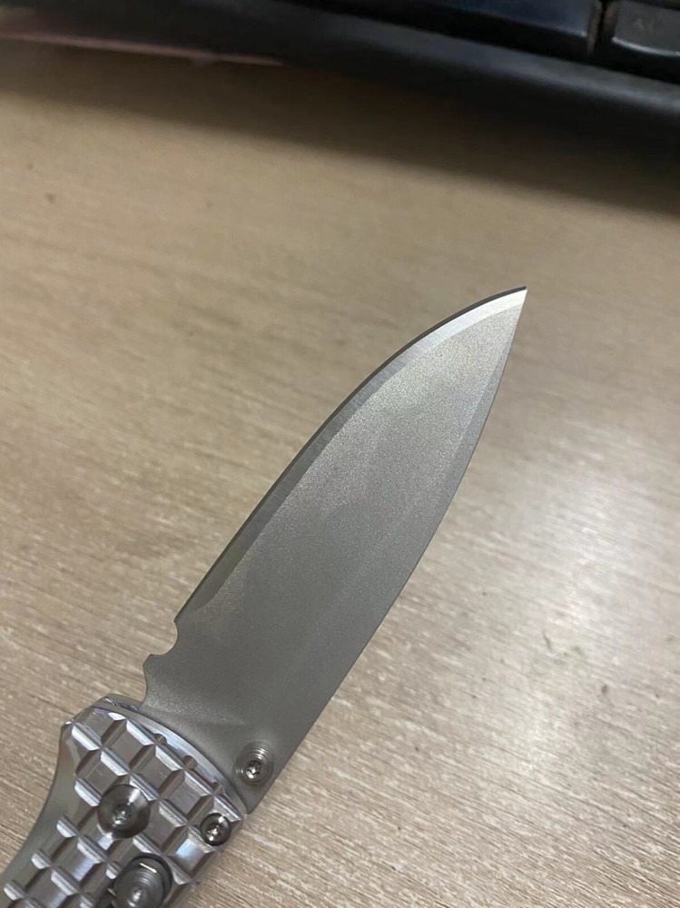 1PC 1:1 304 Coated Powder Steel Clip Point Replacement Blade for Benchmade 535 Bugout