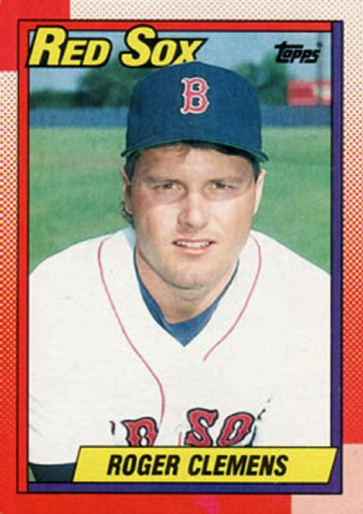 1990 Topps #245 Roger Clemens Boston Red Sox