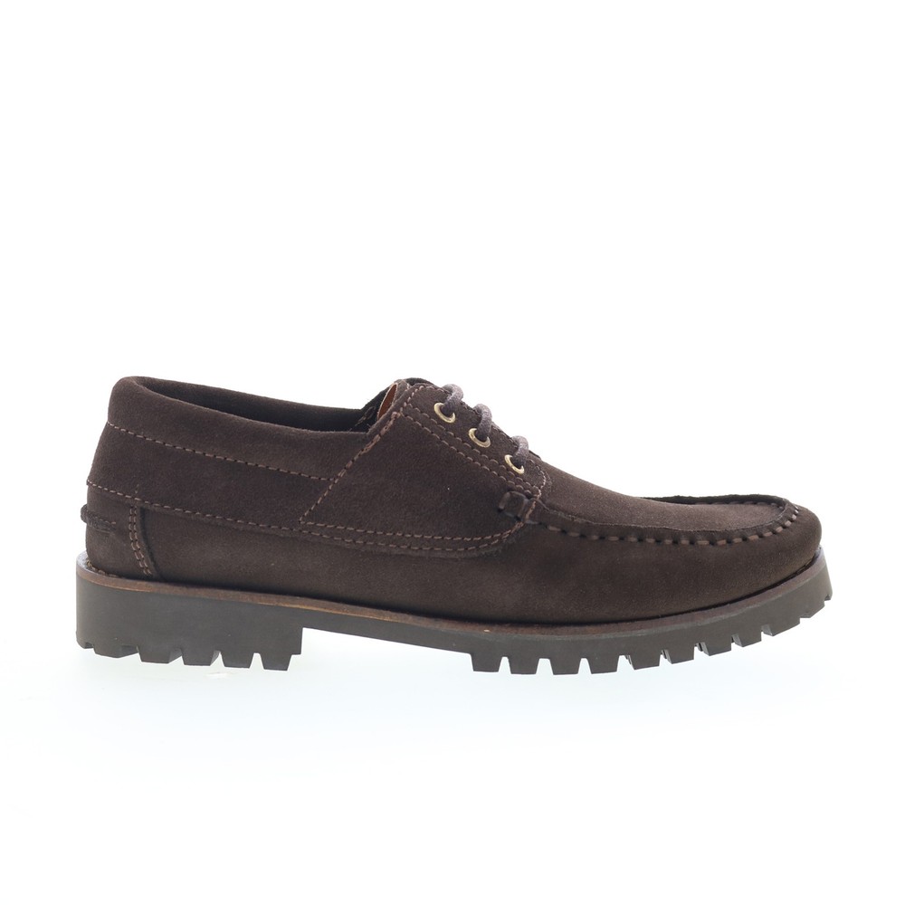Aquatalia Dax Waterproof M077635 Mens Brown Loafers & Slip Ons Boat Shoes 8