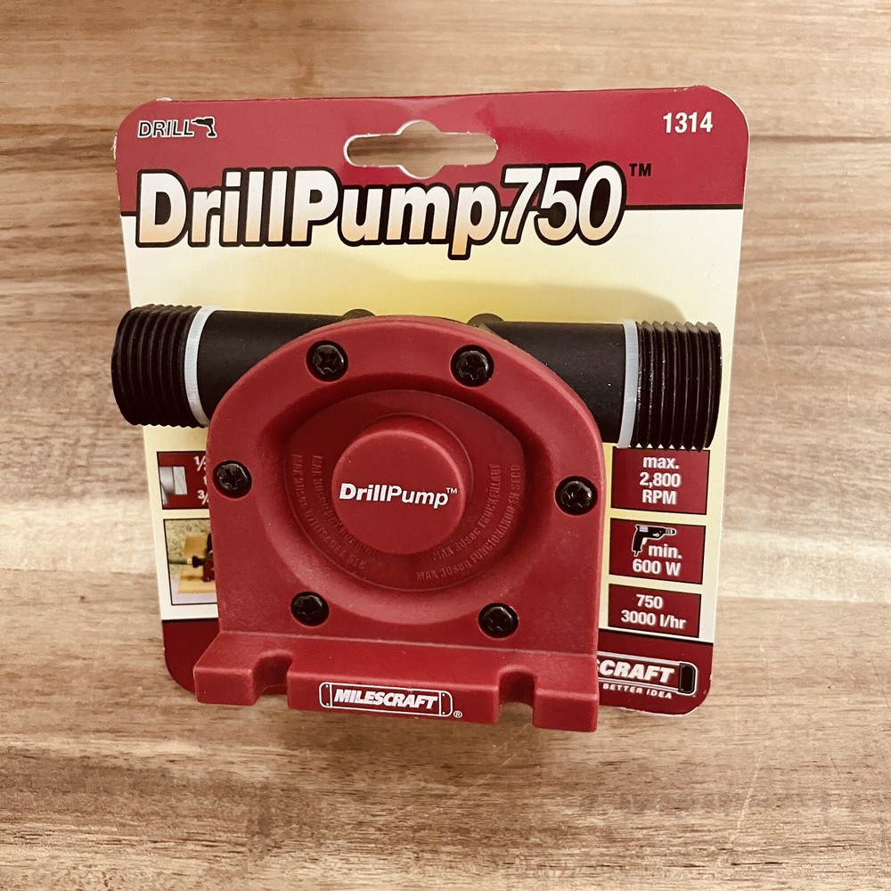 Bomba de taladro de transferencia de agua DrillPump750 750 GPH, para estanques de drenaje, peceras