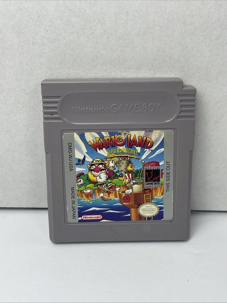 Nintendo Wario Land: Super Mario Land 3 - Nintendo Game Boy Cartridge Tested