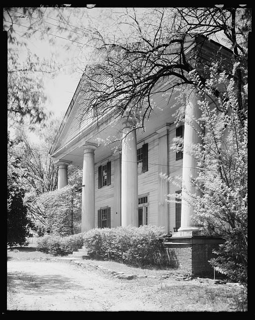 Photo:Roswell Georgia Bulloch Hall 1939 Plantation House Columns