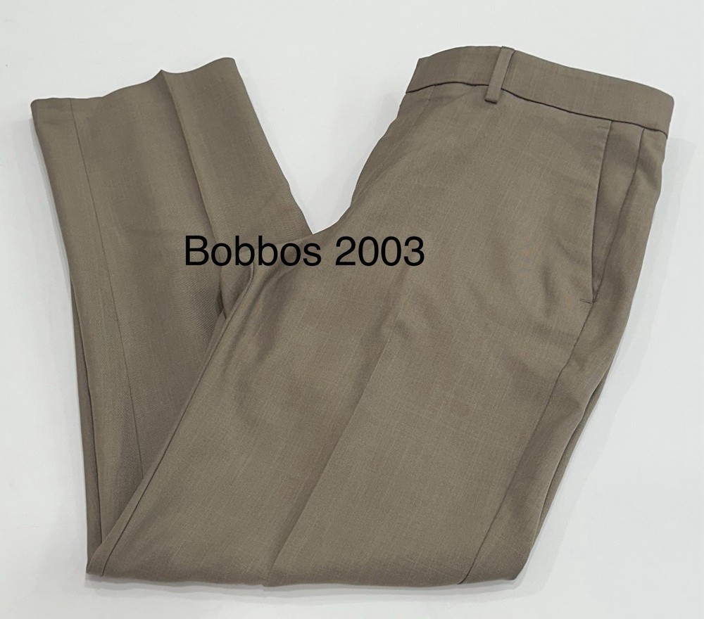 Haggar Men's Straight-Fit Dress Pants, Tan, Size 30X29