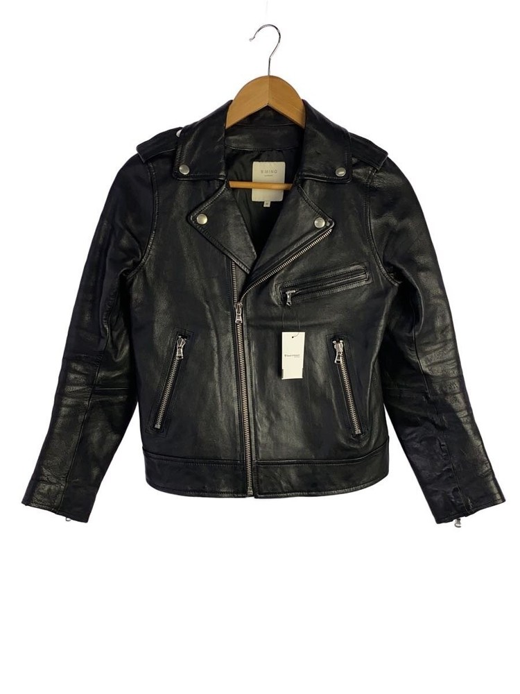 B Ming By Beams Double Riders Jacket/M/Sheep Leather/Blk/93-18-0078-395 51801