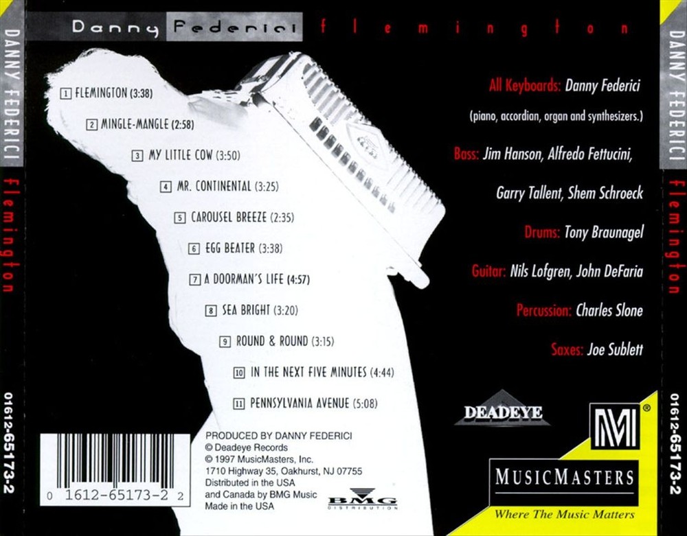 Danny Federici Flemington New Cd