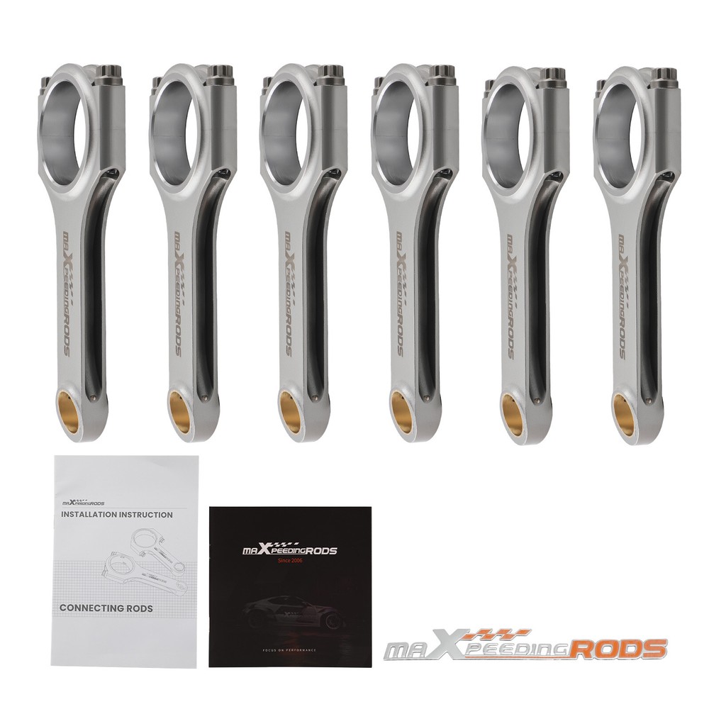 BMW N54 3.0 Forged H-Beam Rods with ARP2000 Bolts E90 E91 E92