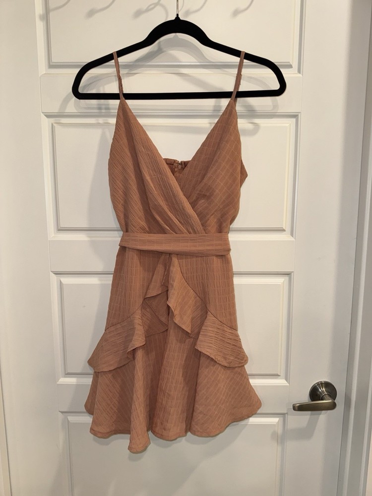 Alter’d State Women's Coral/Pink Spaghetti Strap Dress Size Medium