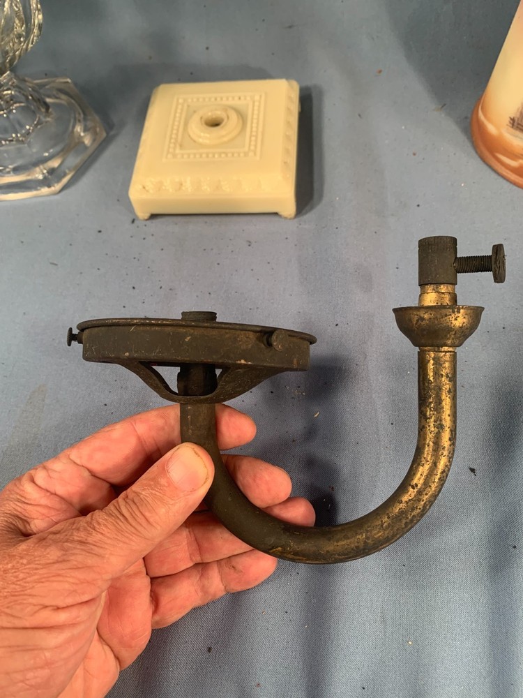 Vintage Brass Gas Arm circa 1920s with 3&1/4