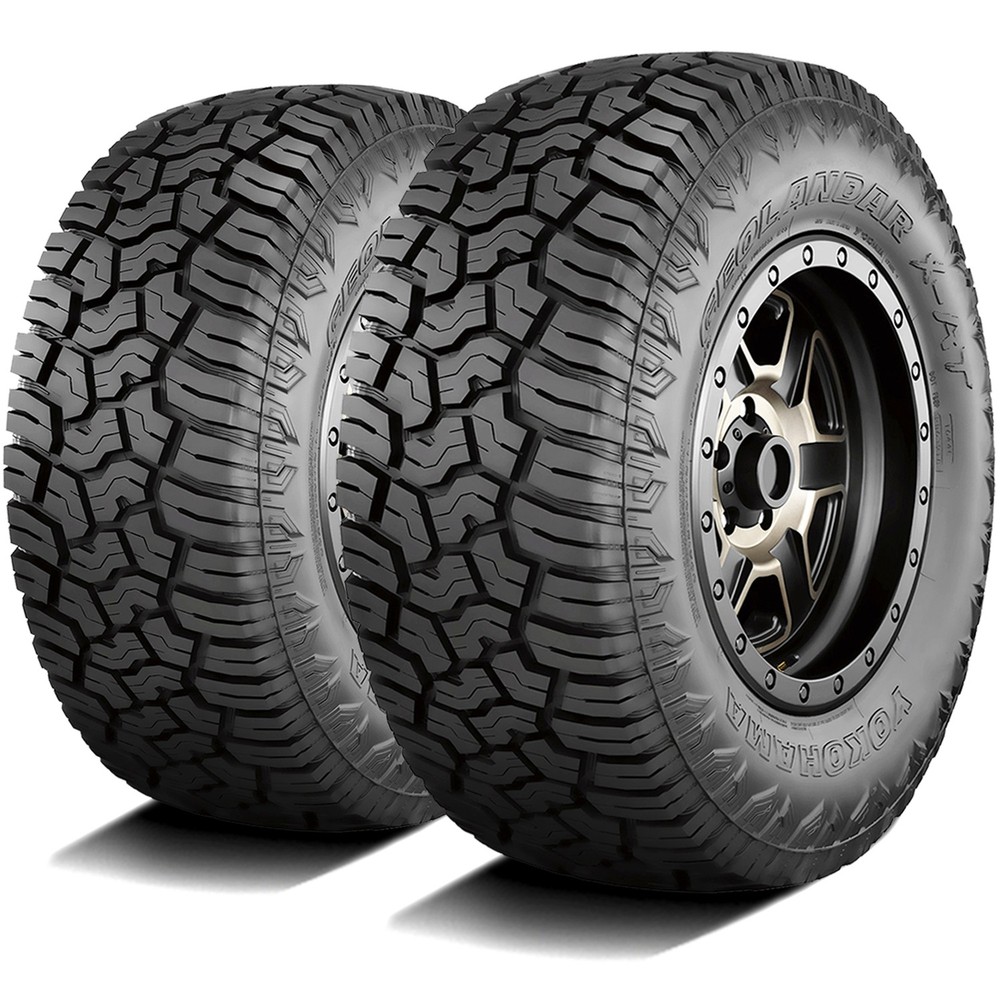 2 Tires Yokohama Geolandar X-AT LT 255/60R18 Load E 10 Ply AT A/T All Terrain