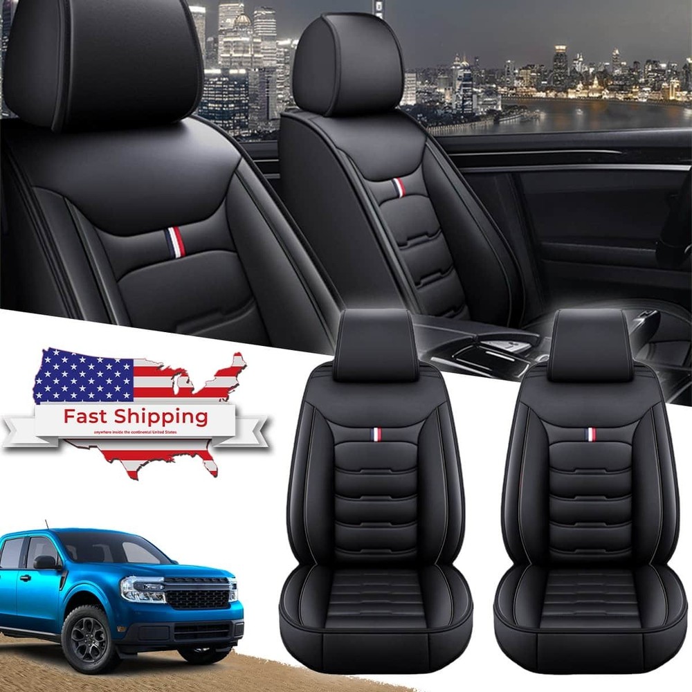 For Jaguar XE XF XJ XK Front Full Set Car Seat Covers Leather Cushion Protectors
