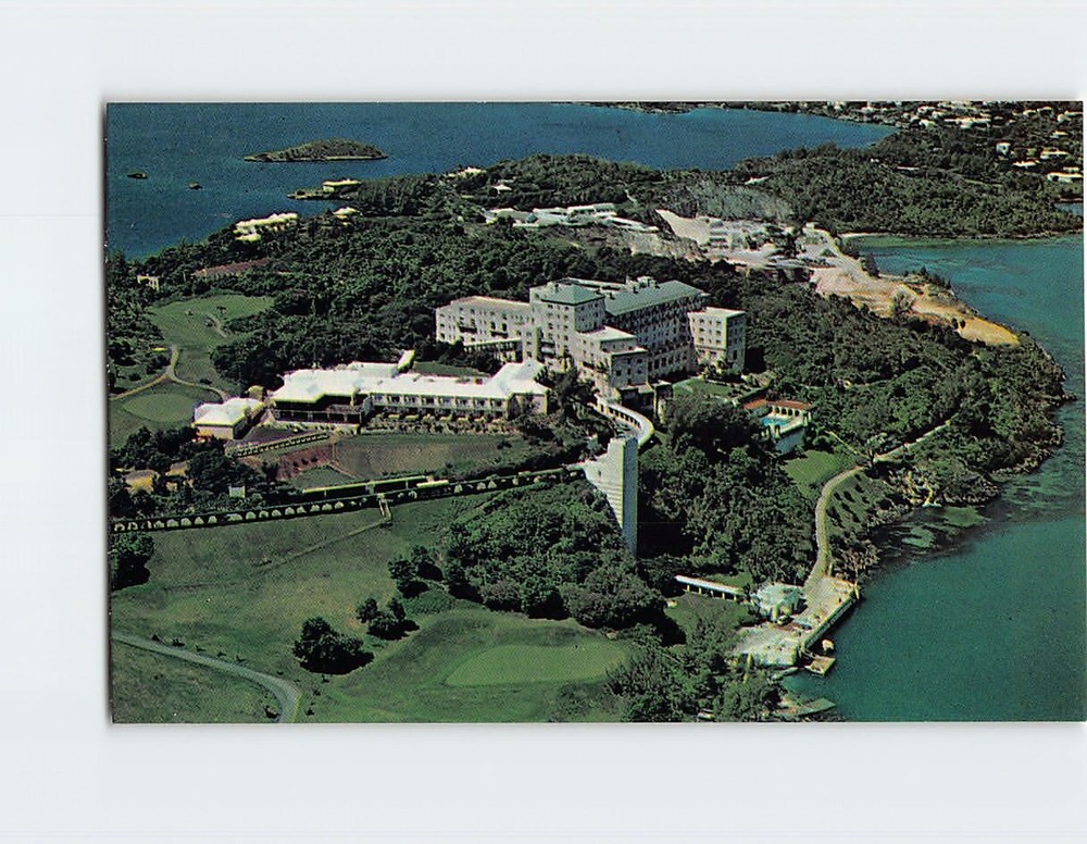 Postcard Castle Harbour Beach and Golf Club Bermuda British Overseas Territory