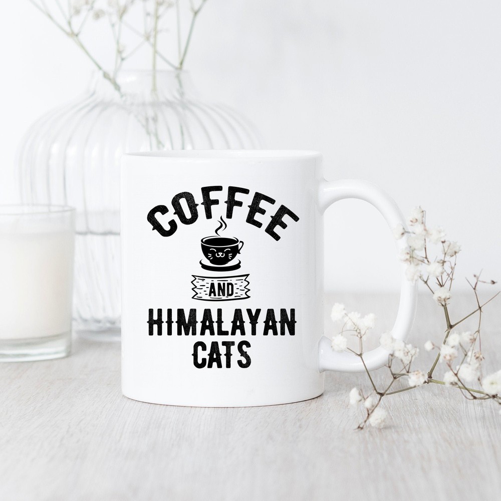 Coffee And Himalayan Cats Mug Himalayan Cat Mug Himalayan Cat Gift Himalayan Cat