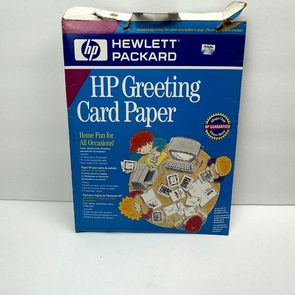 Hewlett Packard HP Greeting Card Paper