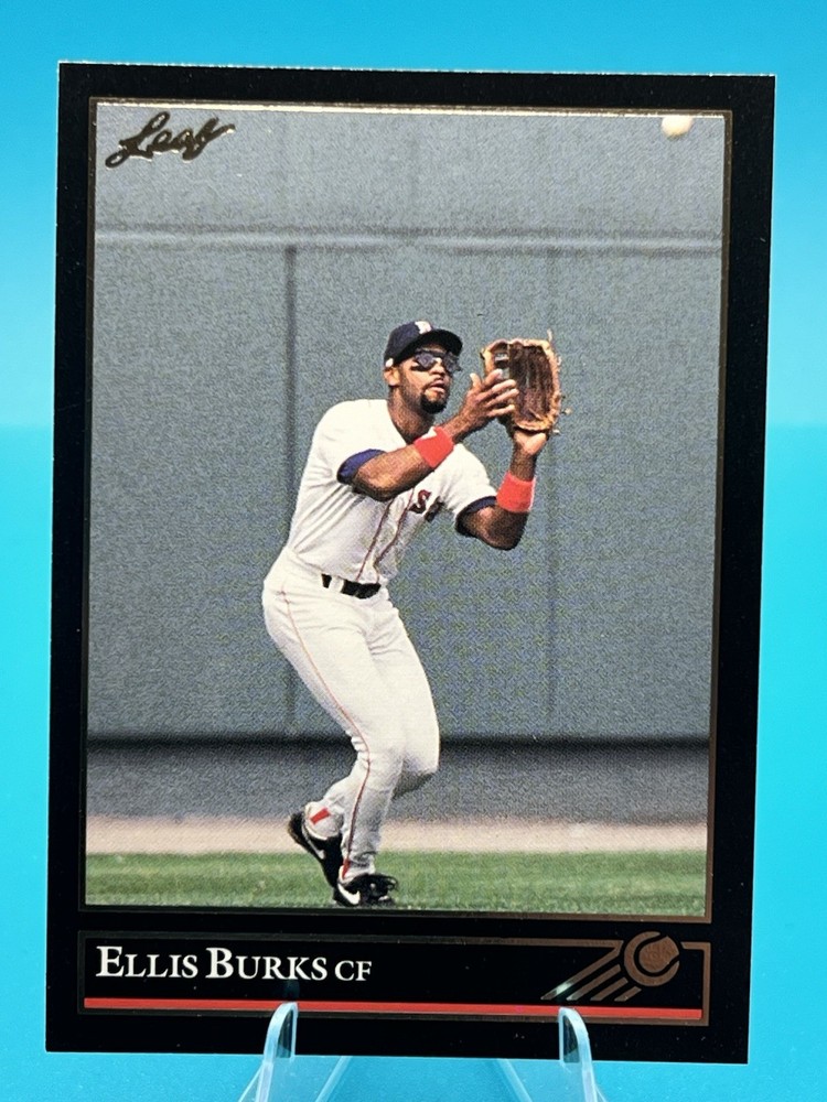 Ellis Burks 1992 Leaf #314 Black Gold Boston Red Sox