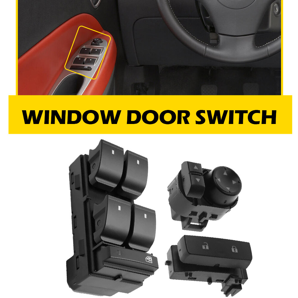 Control Switch Window Lock Door Mirror 3X For Silverado Chevrolet GMC 15873293