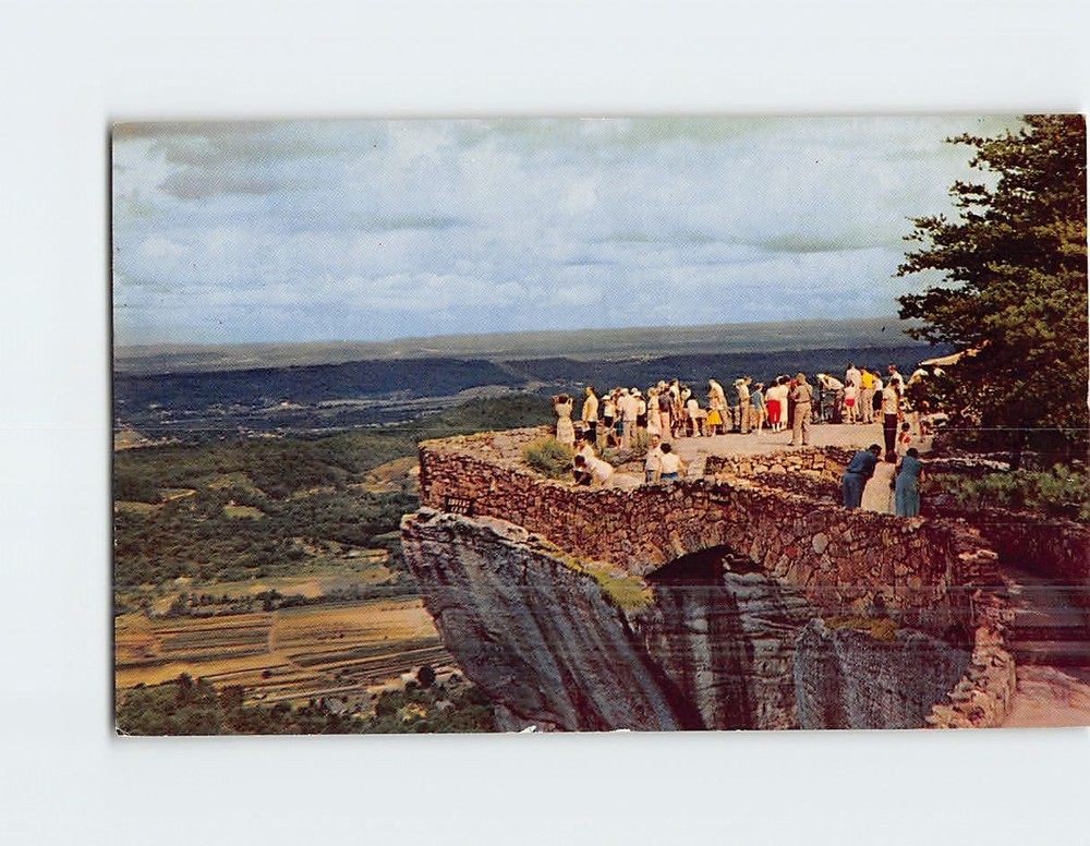 Postcard Lovers Leap Beautiful Rock City Atop Lookout Mountain Georgia USA