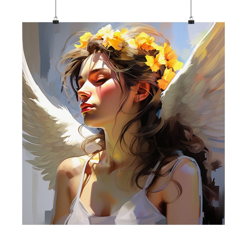 Abstract Angel 4 Matte Vertical Wall Art Posters-image