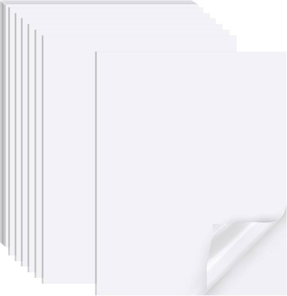 Printable Sticker Paper for Inkjet Printer, 40 Sheets 8.5