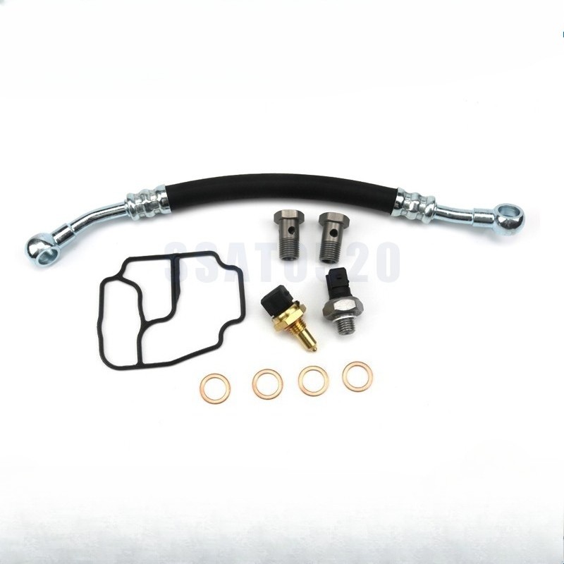 For BMW E46 E39 E53 E85 325Ci 530i X5 Z3 Engine Oil Filter Housing Gasket Kit