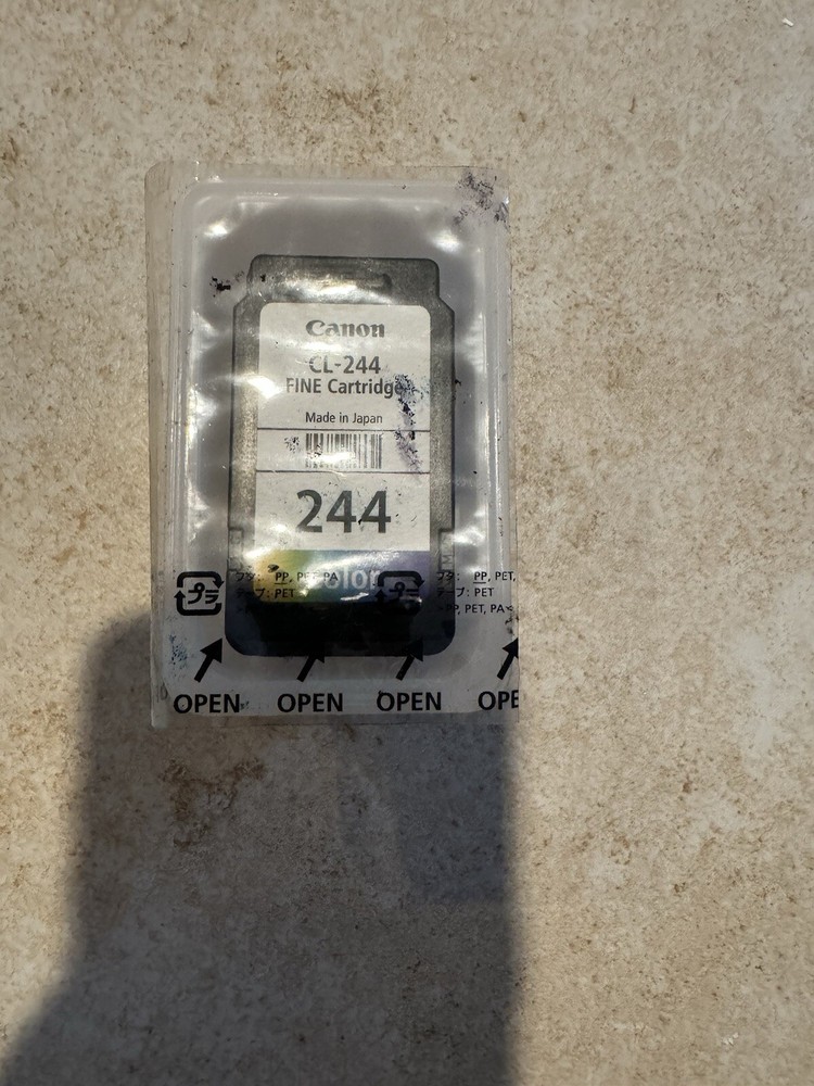 Genuine OEM Canon  CL-244 Color Ink Bulk Packaging