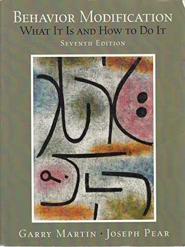 Behavior Modification: What It Is and - Paperback, by Martin Garry - Acceptable