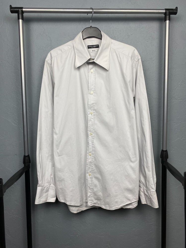 Dolce & Gabbana Vintage Mens Long Sleeve Shirt Size L