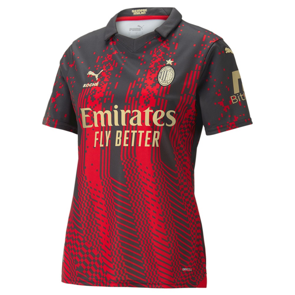 PUMA Ac Milan X Koche Replica Jersey Womens Black, Red  77336301